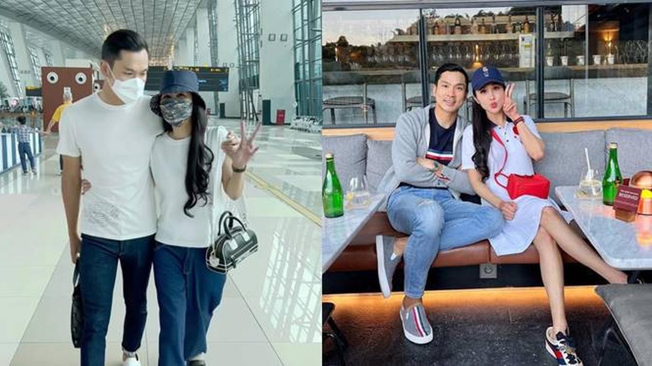 Usai Liburan Keluarga, Ini 7 Momen Sandra Dewi Kencan Bareng Suami di Singapura