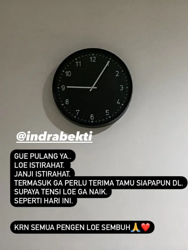 Indy Barends setia menemani Indra Bekti.