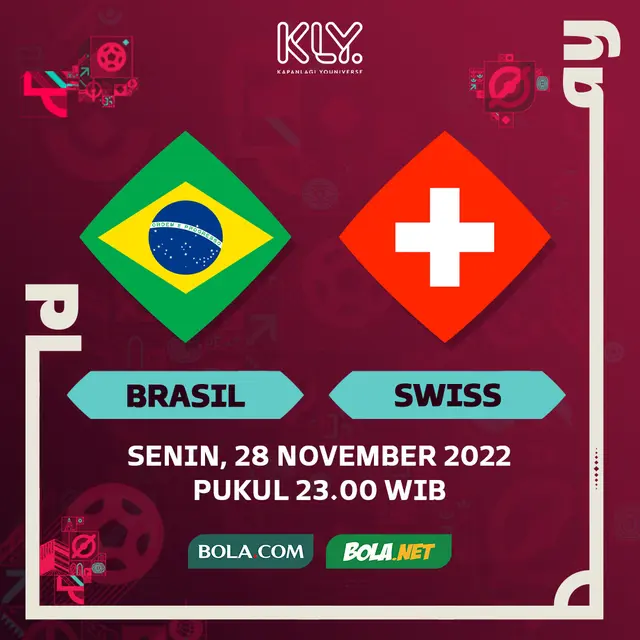 Piala Dunia 2022 - Brasil Vs Swiss