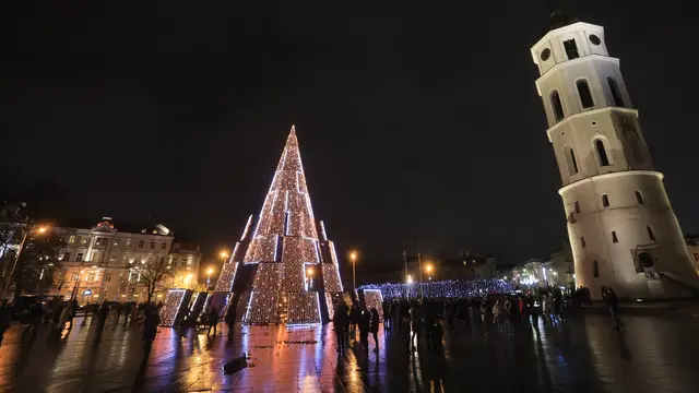 Pohon Natal di Lithuania