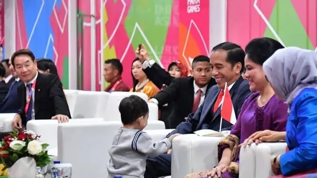 jan ethes di pembukaan Asian Para Games (foto: Twitter/@giewahyudi)