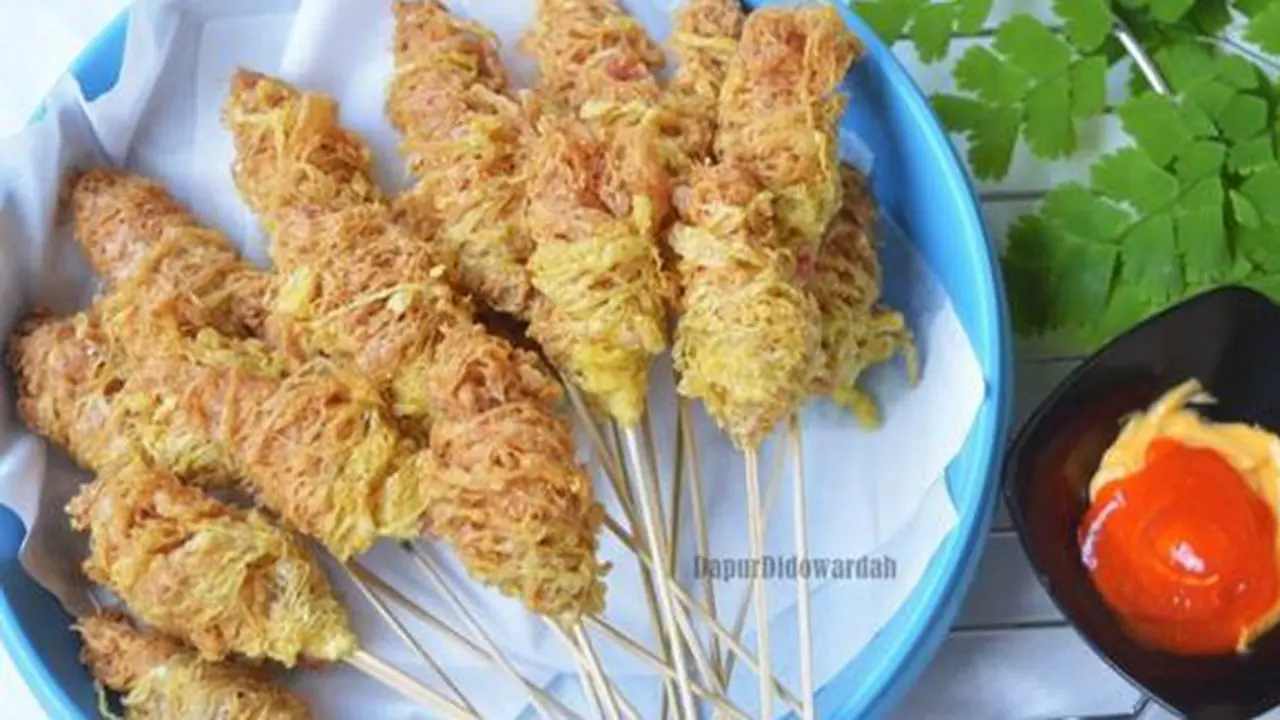 Sate gulung krispi./Copyright cookpad.com/Wardat El Ouyun