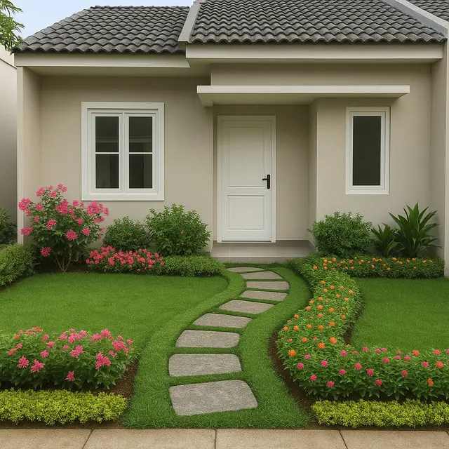 Model Taman Depan Rumah Kecil Ukuran 6x9