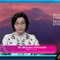 Menteri Keuangan Sri Mulyani dalam webinar WOMEN LEADERS FORUM 2022: ”Women Leaders - Making a Difference!" (Zoom)