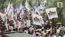 Tak sedikit yang berteriak memberikan dukungan dengan menyebut “Prabowo Presiden.” (Liputan6.com/Angga Yuniar)