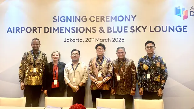 Airport Dimensions telah mengakuisisi 45% saham dari anak perusahaan Blue Sky Group, PT Bumi Liputan Angkasa/ (Natasha/Liputan6.com)