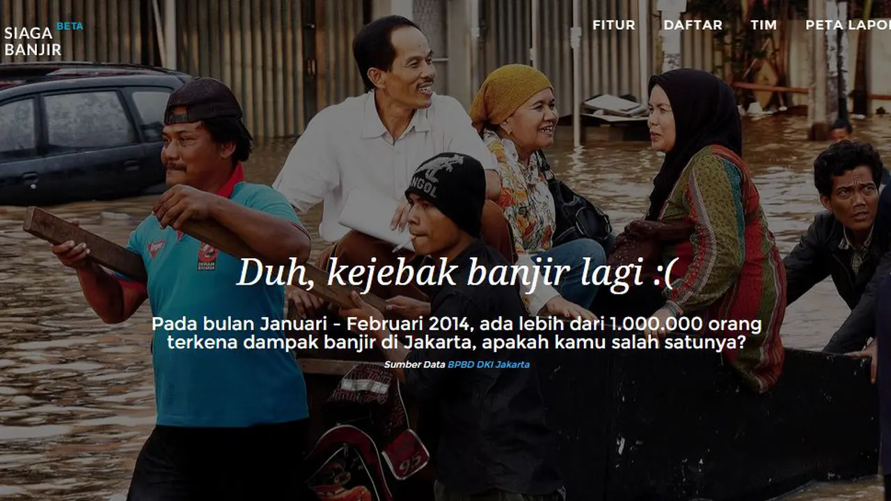 Takut Terjebak Banjir? Pantau di Siagabanjir.org