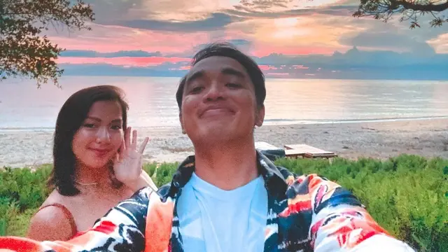 Dipha Barus dan istri. (Foto: Instagram @diphabarus)