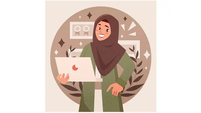 Ilustrasi Hijab 10 (sumber: Freepik)