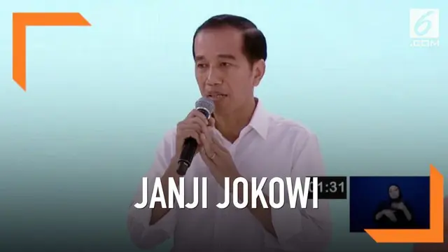 Dalam pernyataan pamungkasnya di debat capres, Jokowi berjanji akan memimpin dengan adil dan tanpa tebang pilih.