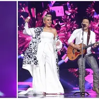 Bebe Rexha, Agnez Mo, NOAH di HUT SCTV ke-27. (Bambang E. Ros/Bintang.com)