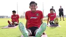 Bek Timnas Indonesia U-22, Pratama Arhan saat sesi latihan di Visakha Training Center, Phnom Penh, Kamboja, Sabtu (6/5/2023) jelang menghadapi Timor Leste pada laga ketiga Grup A SEA Games 2023, Minggu, 7 Mei 2023.