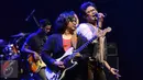 Java Jive saat beraksi di The 90’s Festival: Big Reunion yang digelar di kawasan Senayan, Jakarta, Sabtu (7/11/2015). Acara tersebut menjadi ajang reuni generasi tahun 90-an. (Liputan6.com/Herman Zakharia)