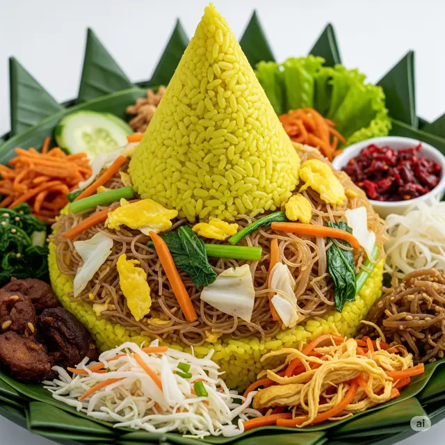 Toping Tumpeng (Image by Gemini)