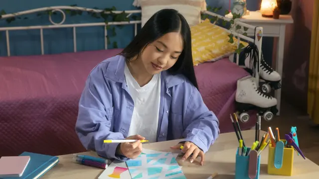 Ilustrasi melakukan hobi