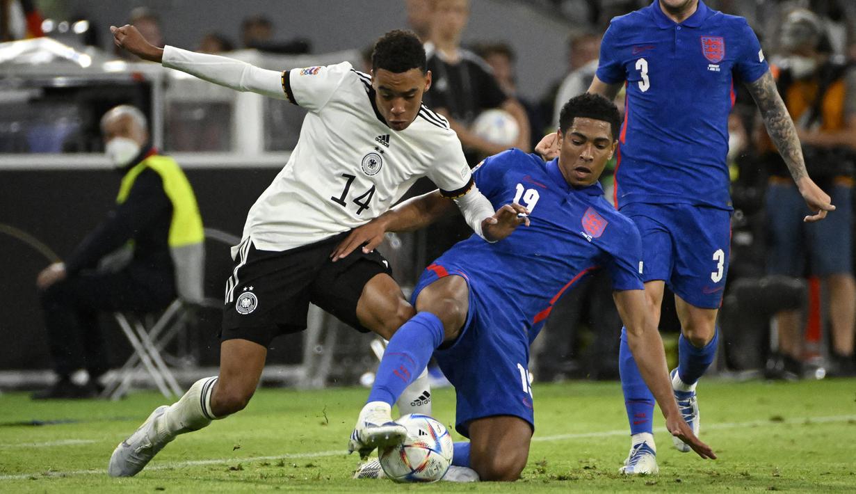 Piala Dunia tak hanya menjadi panggung bagi para pemain bintang dalam menampilkan bakatnya. Namun, ajang ini juga merupakan pembuktian bagi bintang-bintang baru sepak bola dunia. Berikut 4 debutan yang layak dinantikan penampilannya di Piala Dunia 2022 Qatar. (AFP/Tobias Schwarz)