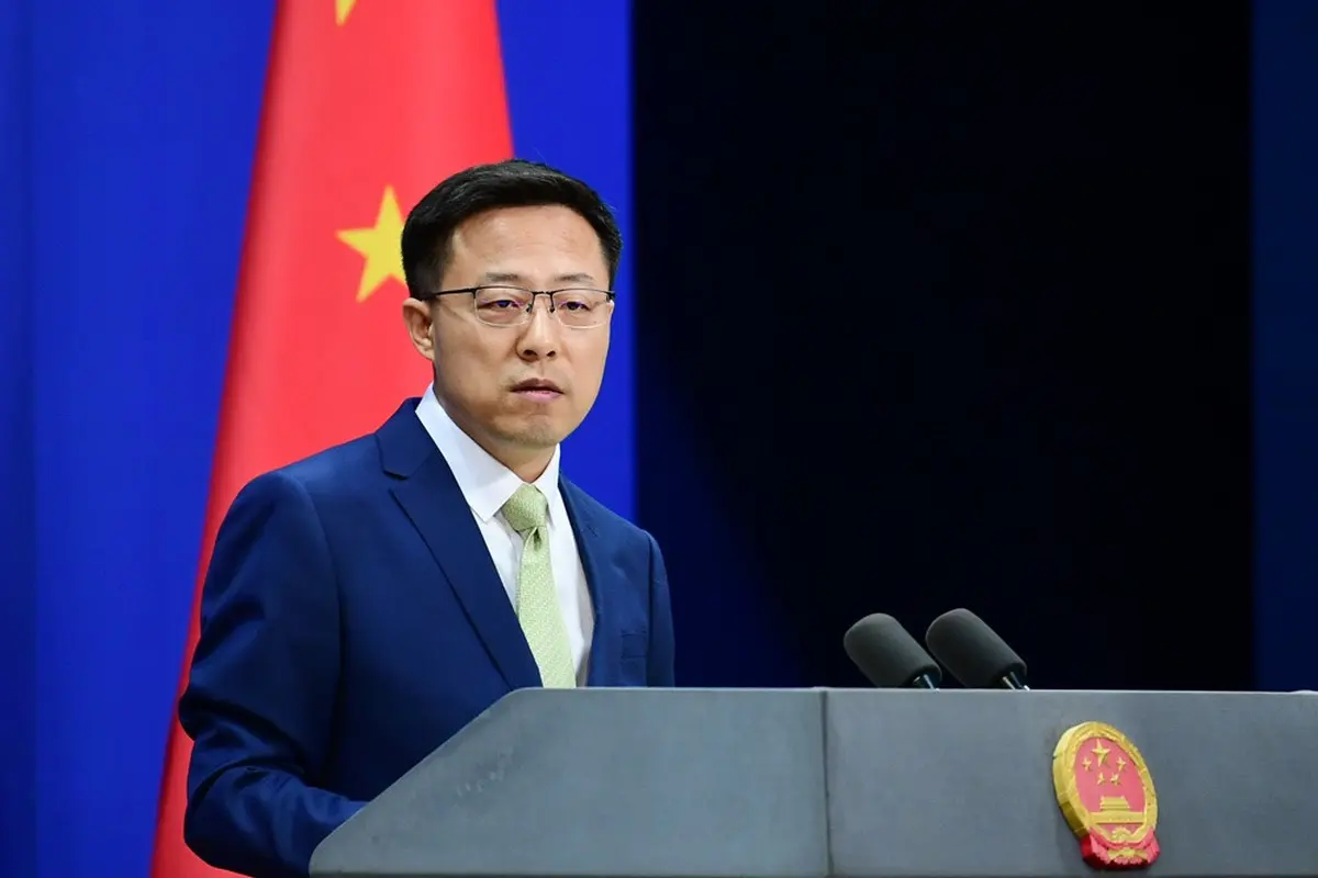 Zhao Lijian, diplomat China yang disorot karena pernyataannya yang keras.