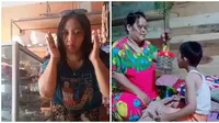 Aksi Lucu Ibu-ibu saat Main TikTok ini Bikin Tepuk Jidat (sumber:Twitter/@intanorii)