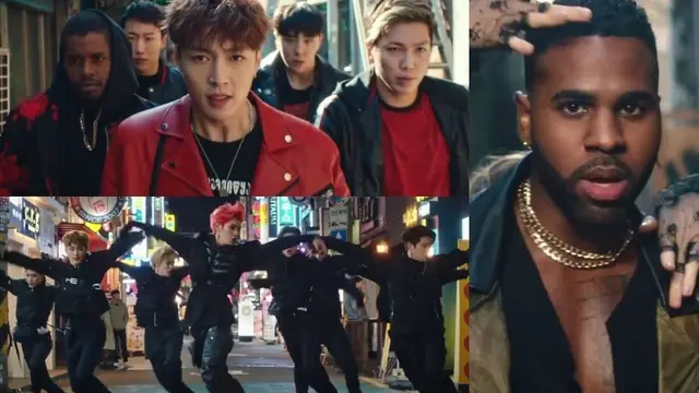 ilustrasi kolaborasi sukses antara idol kpop dan penyanyi barat, yang banyak mencuri perhatian para penggemar/creativedisc.com