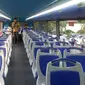 Tampilan bus tingkat untuk wisata malam Jakarta (Delvira Chaerani Hutabarat/Liputan6.com)