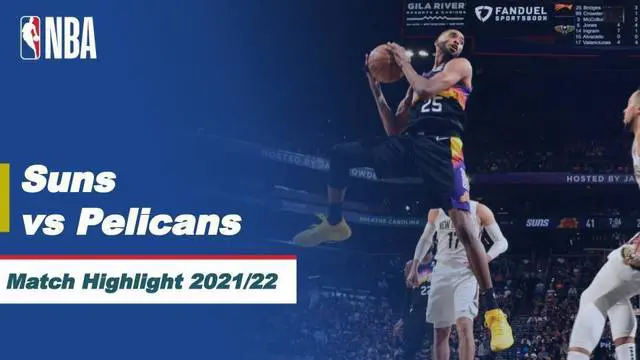Berita Video, Highlights NBA Babak Playoffs antara Phoenix Suns Vs New Orleans Pelicans pada Rabu (27/4/2022)