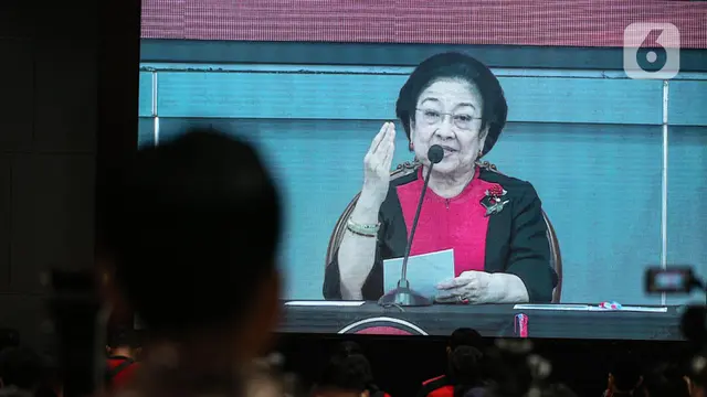 FOTO: Megawati Buka Rakernas PDIP, Jokowi Beri Paparan