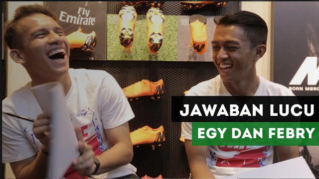 Jawaban Pemain Timnas Indonesia, Egy Maulana dan Peman Persib, Febri Hariyadi saat ditanya Pacar Idaman.
