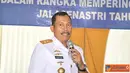 Citizen6, Surabaya: Dankobangdikal Laksamana Muda TNI Djoko Teguh Wahojo menghadiri acara Tasyakuran dalam rangka peringatan HUT Jalasensatri k6 - 66, Selasa (28/8). (Pengirim: Penkobangdikal)