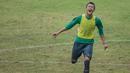 Bek Timnas Indonesia, Hansamu Yama, , latihan di Lapangan SPH Sentul, Jawa Barat, Kamis (1/12/2016).  Manahati berpeluang dipasangkan dengan Hansamu untuk posisi bek tengah Timnas Indonesia. (Bola.com/Vitalis Yogi Trisna)