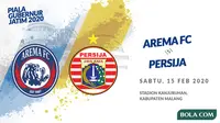 Piala Gubernur Jatim 2020: Arema FC vs Persija Jakarta. (Bola.com/Dody Iryawan)