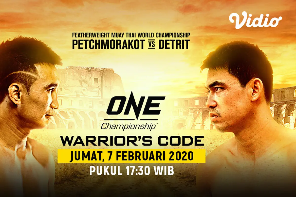 Saksikan Live Streaming One Championship Warrior's Code. sumberfoto: Vidio