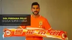 Graziano Pelle berhasil mencetak gol pertamanya untuk Shandong Luneng di Liga Super China.