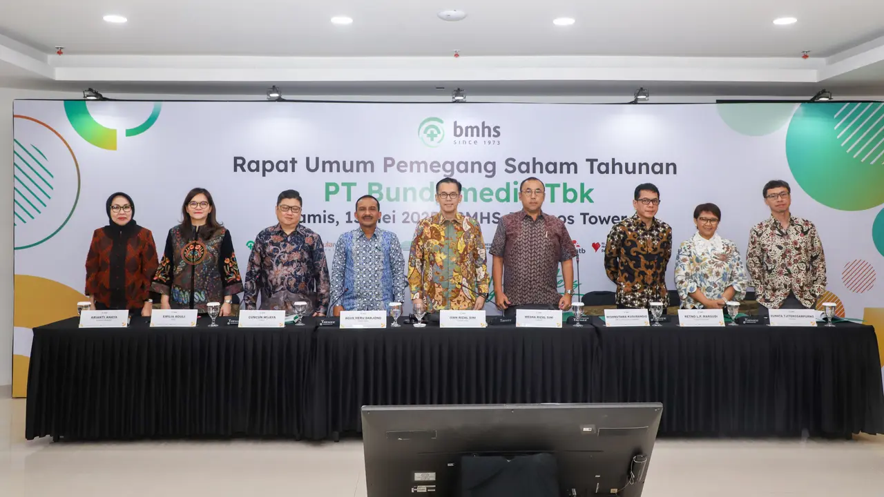 Rapat Umum Pemegang Saham Tahunan (RUPST) PT Bundamedik) Tbk (BMHS)  yang diselenggarakan di Jakarta (15/5/2025). (Dok Bundamedik)