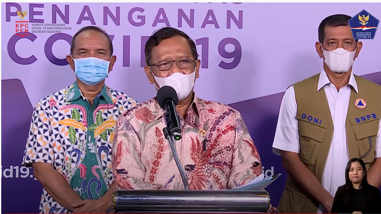 Menko Polhukam, Mahfud Md, Corona, COVID-19, Virus Corona, Corona COVID-19, Rizieq Shihab, Ketua FPI Rizieq Shihab