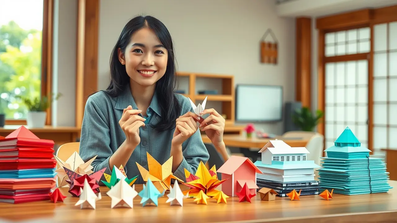 kertas origami adalah