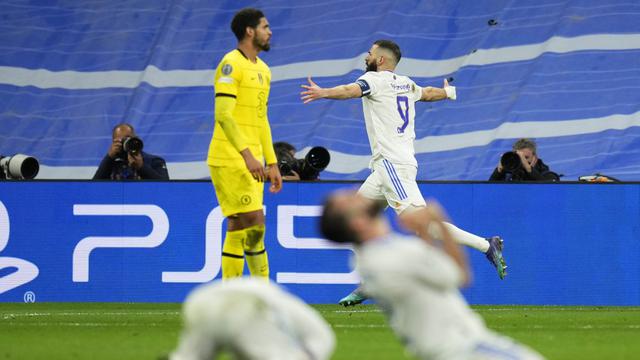 Foto: Karim Benzema Lagi-Lagi Jadi Petaka Bagi Chelsea, Real Madrid Genggam Tiket Semifinal Liga Champions