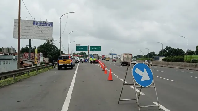 Banjir Rendam Tol, Akses gerbang Tol Bitung Ditutup