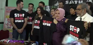 Kekerasan pada anak menjadi kasus kejahatan serius, setelah ada UU yang jelas, Shanty mengajak kalangan selebriti untuk ikut mengkampanyekan stop kekerasan terhadap anak.