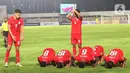 Hingga akhir pertandingan skor tidak berubah, timnas Indonesia U-20 unggul 4-0 atas Maladewa. (Liputan6.com/Angga Yuniar)