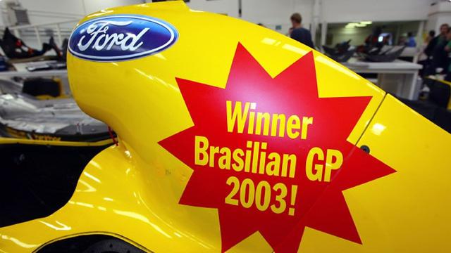 Mobil F1 EJ13 milik tim Jordan-Ford.