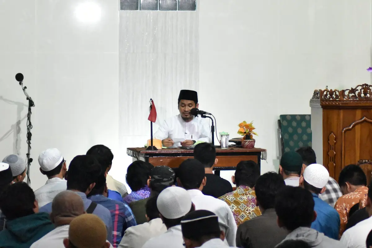 Ilustrasi ceramah,pengajian, khotbah, Islami, muslim