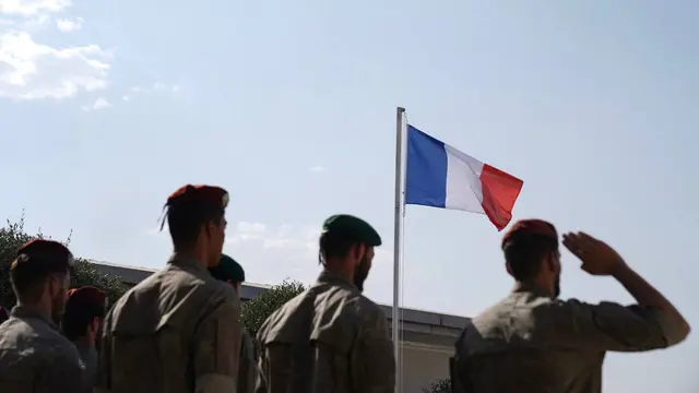 Prajurit Prancis di Irak untuk melawan pengaruh ISIS.