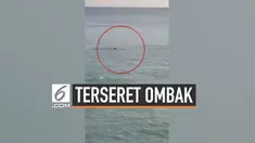 Penyelamatan seorang wisatawan yang asing terseret ombak dan nyaris tenggelam di Taiwan. Sebelumnya penduduk setempat telah memberi peringatan tentang arus laut yang kuat tapi diabaikan.