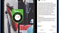 [Cek Fakta] Viral Foto Pemuda dan Jokowi yang Disebut Lecehkan Bendera Merah Putih, Ini Faktanya