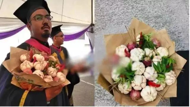 8 Potret Buket Bunga Ini Desainnya Nyeleneh Banget, Bikin Gagal Fokus