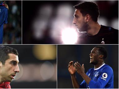 Berikut ini delapan pemain Mino Raiola dengan taksiran harga jual termahal versi situs Transfermarkt. (Kolase foto-foto dari AFP)