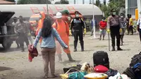 Penjagaan Ketat 2 Lokasi Karantina Ratusan Penumpang KM Lambelu