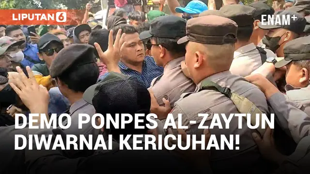 Demonstran Tuntut Pemerintah Tangani Kontroversi Ajaran Ponpes Al-Zaytun