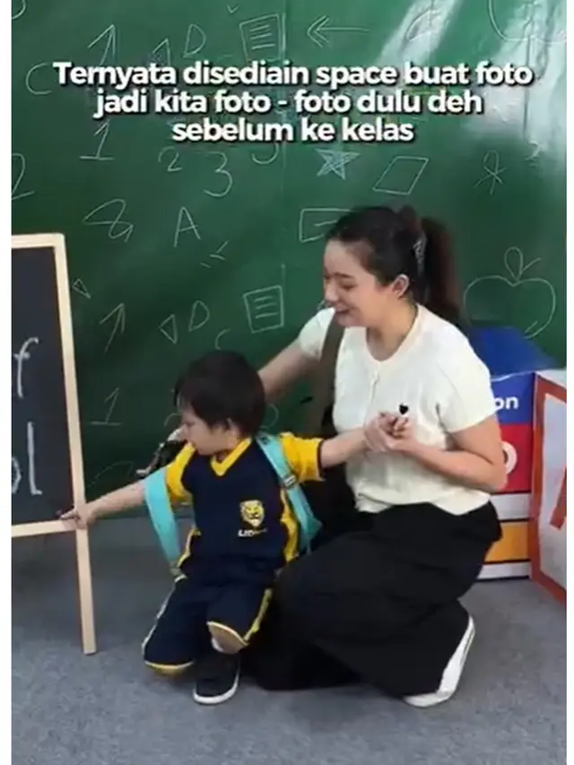 7 Potret Artis Antar Anak di Hari Pertama Sekolah, Bangga Penuh Keceriaan