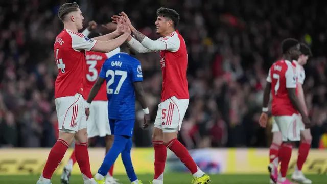 Dramatis, Dua Gol Penghujung Laga Bikin Arsenal Kokoh di Puncak Klasemen Liga Inggris